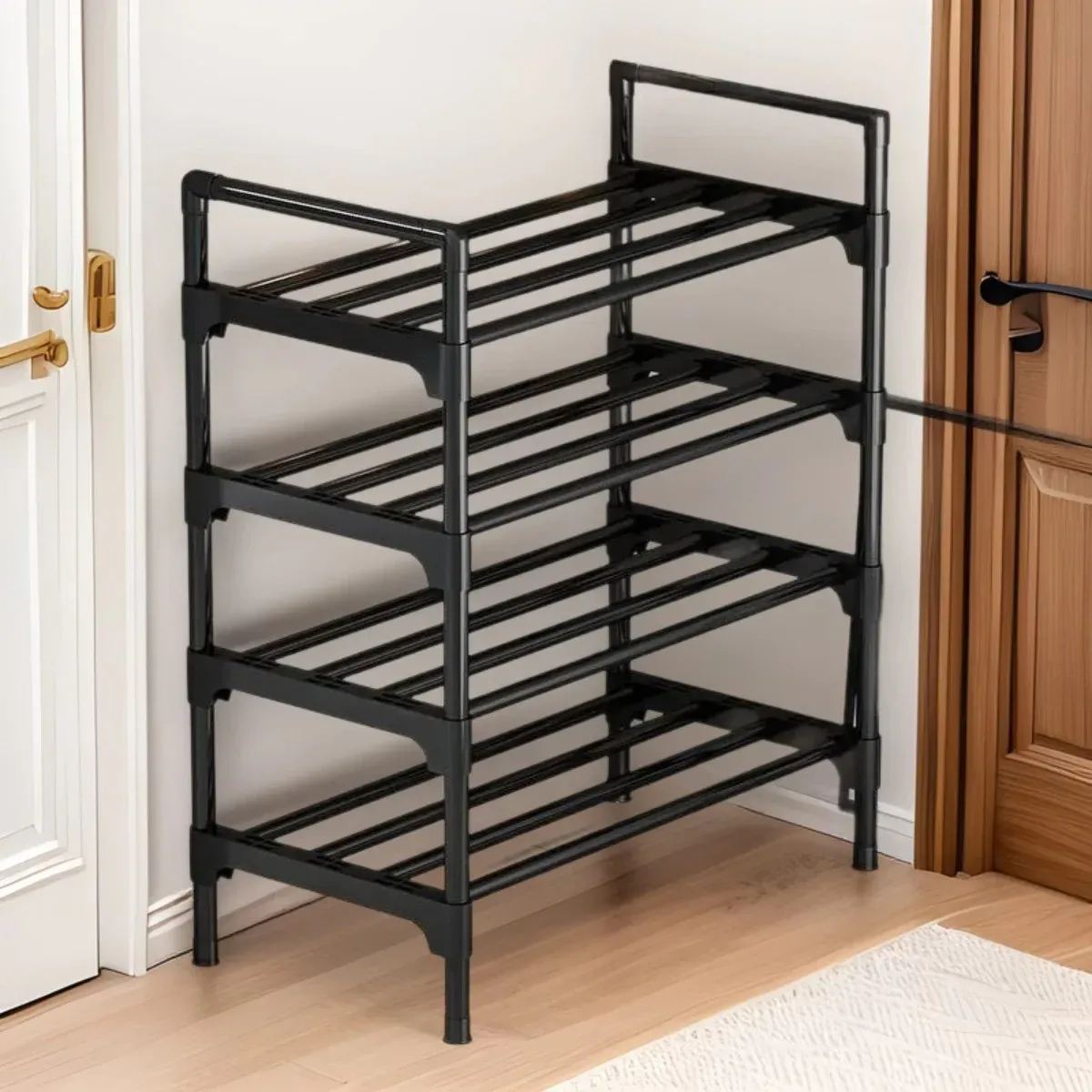 Meuble à chaussures multi-niveaux pour entrée, étagère de rangement multifonctionnelle - Image 1
