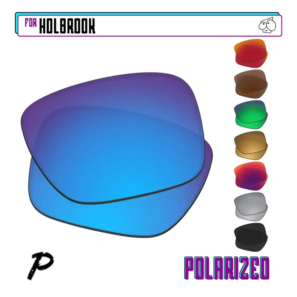 EZReplace – Verres polarisés de remplacement pour lunettes de soleil Oakley Holbrook OO9102 - Image 1