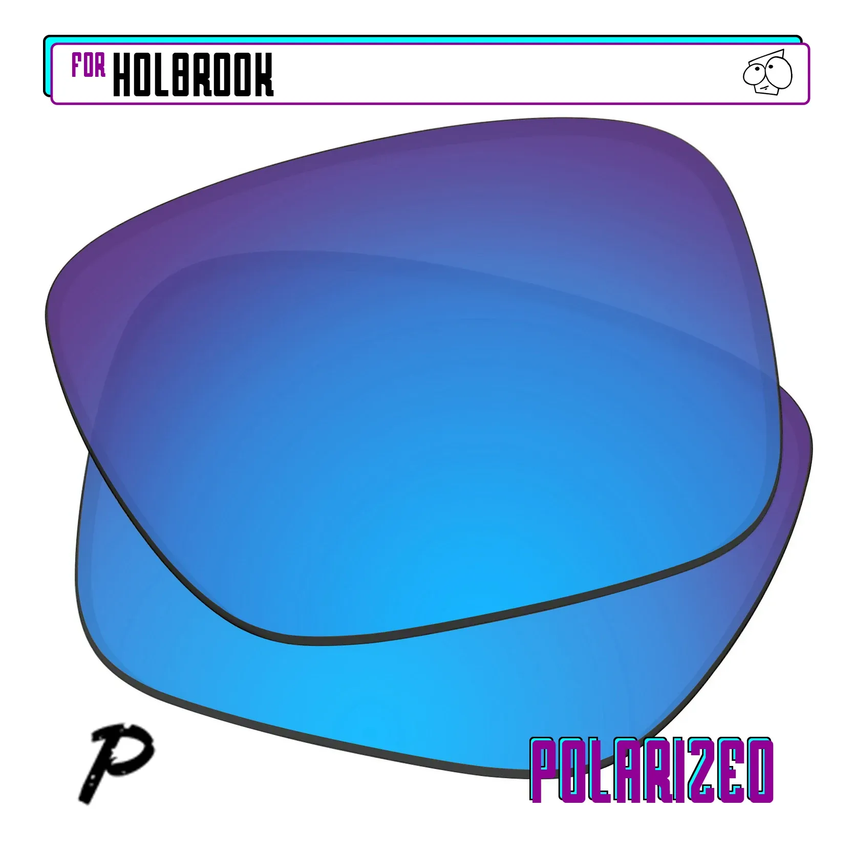 EZReplace – Verres polarisés de remplacement pour lunettes de soleil Oakley Holbrook OO9102 17