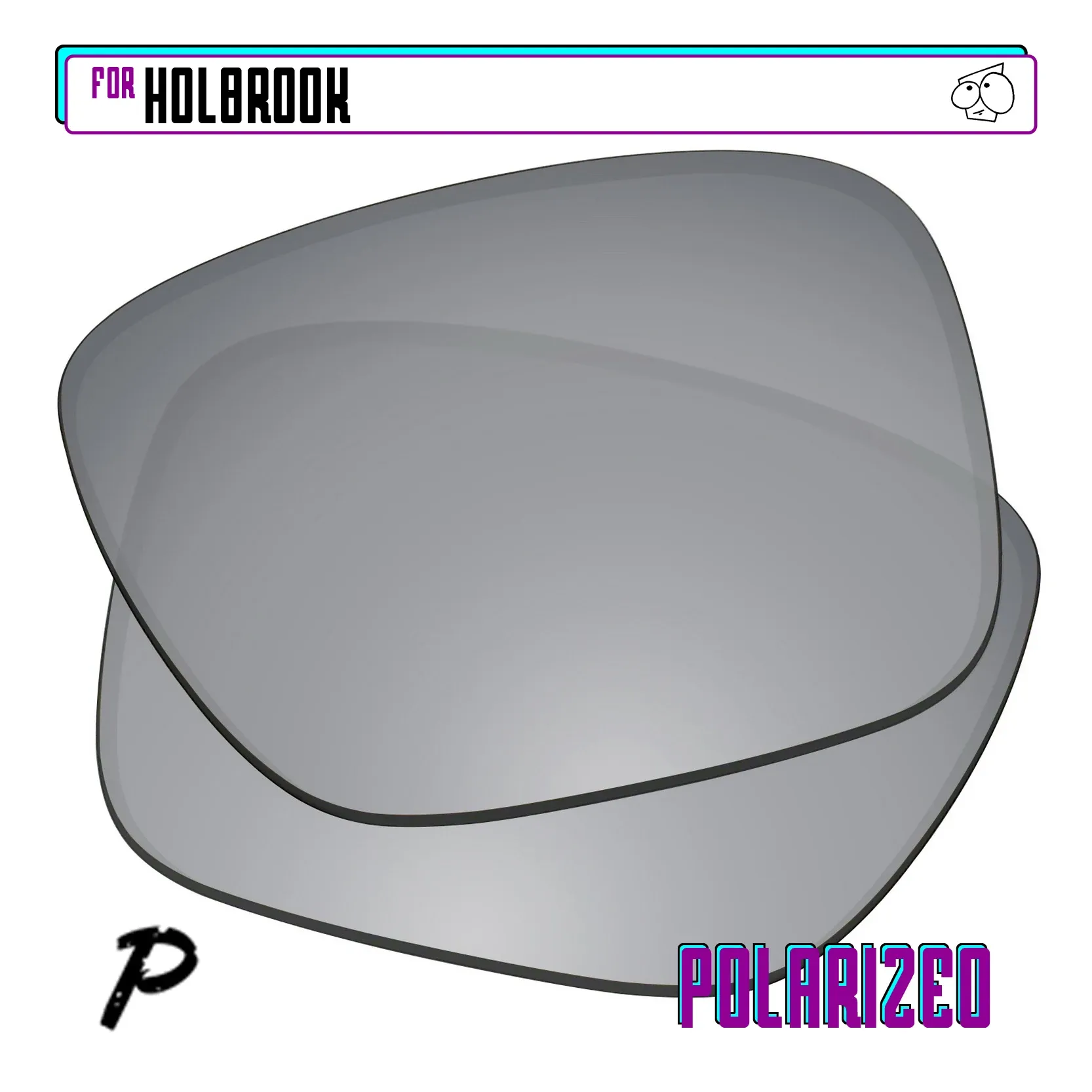 EZReplace – Verres polarisés de remplacement pour lunettes de soleil Oakley Holbrook OO9102 19
