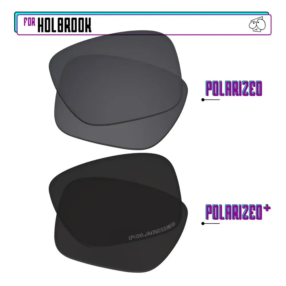 EZReplace – Verres polarisés de remplacement pour lunettes de soleil Oakley Holbrook OO9102 46