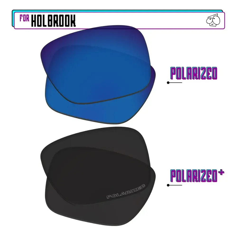EZReplace – Verres polarisés de remplacement pour lunettes de soleil Oakley Holbrook OO9102 36