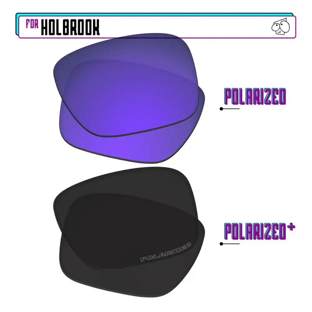 EZReplace – Verres polarisés de remplacement pour lunettes de soleil Oakley Holbrook OO9102 32
