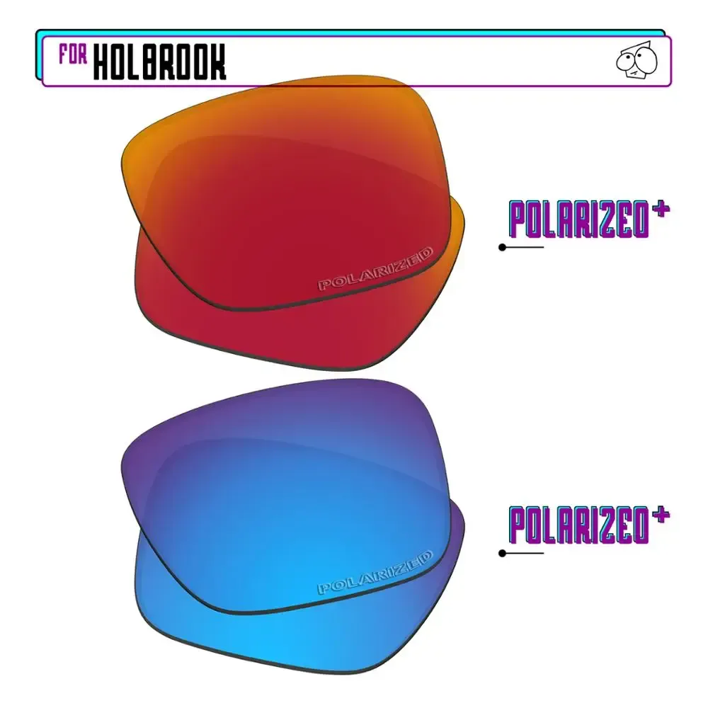 EZReplace – Verres polarisés de remplacement pour lunettes de soleil Oakley Holbrook OO9102 31