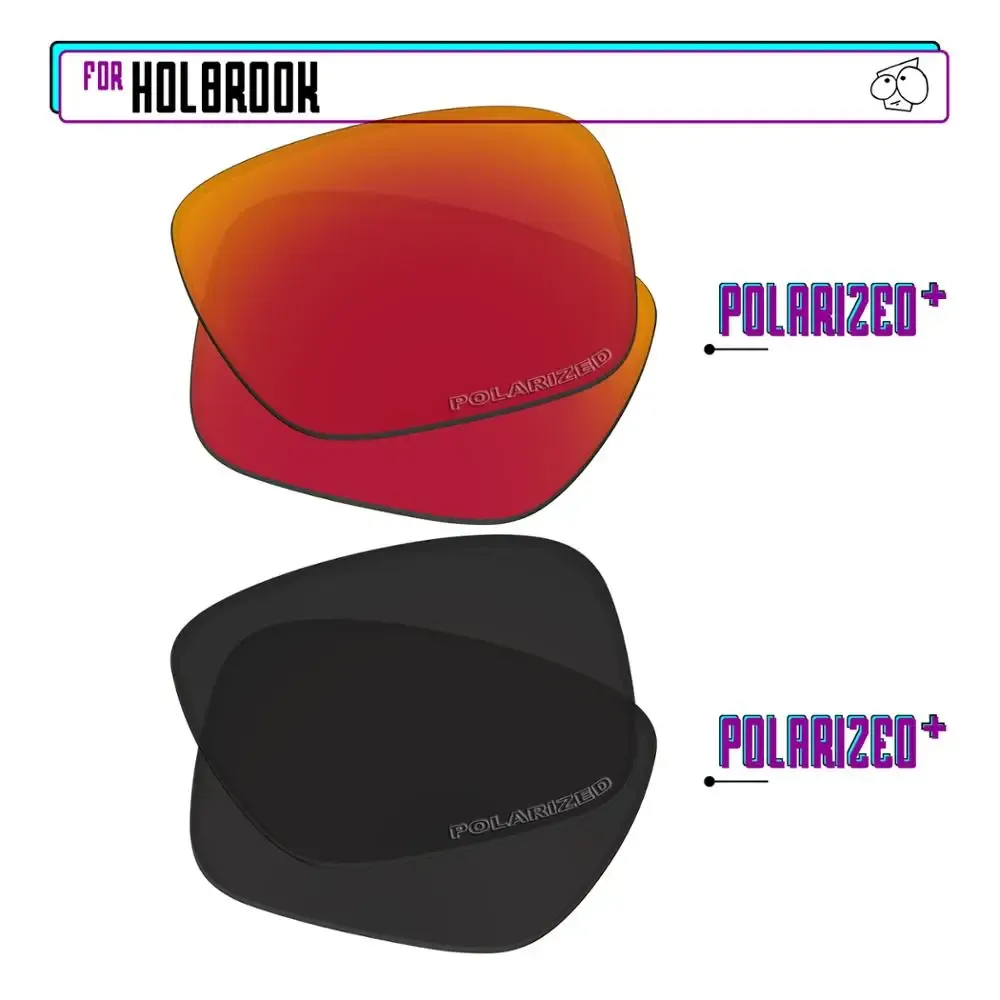 EZReplace – Verres polarisés de remplacement pour lunettes de soleil Oakley Holbrook OO9102 33