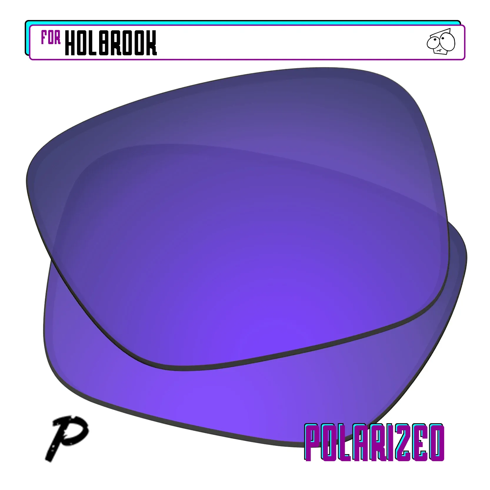 EZReplace – Verres polarisés de remplacement pour lunettes de soleil Oakley Holbrook OO9102 54