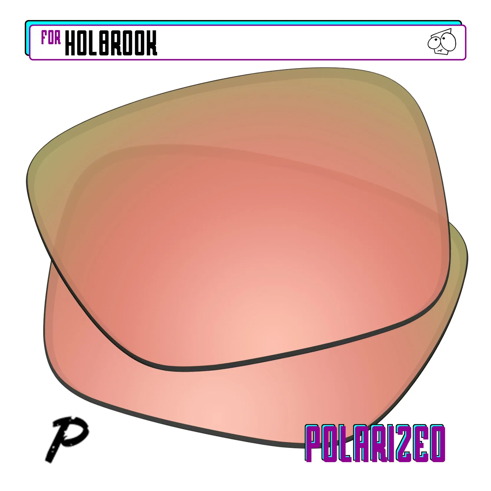 EZReplace – Verres polarisés de remplacement pour lunettes de soleil Oakley Holbrook OO9102 52