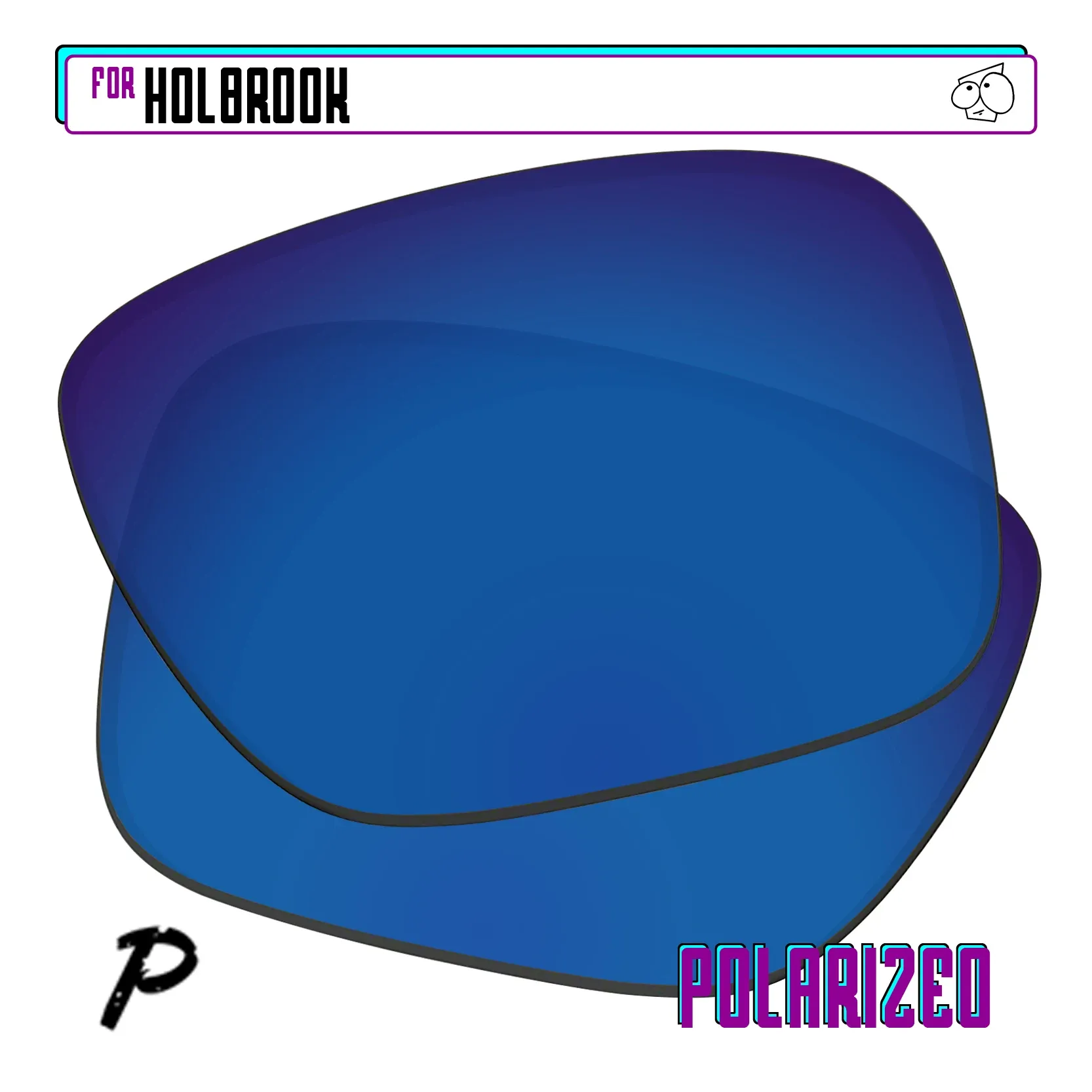 EZReplace – Verres polarisés de remplacement pour lunettes de soleil Oakley Holbrook OO9102 53