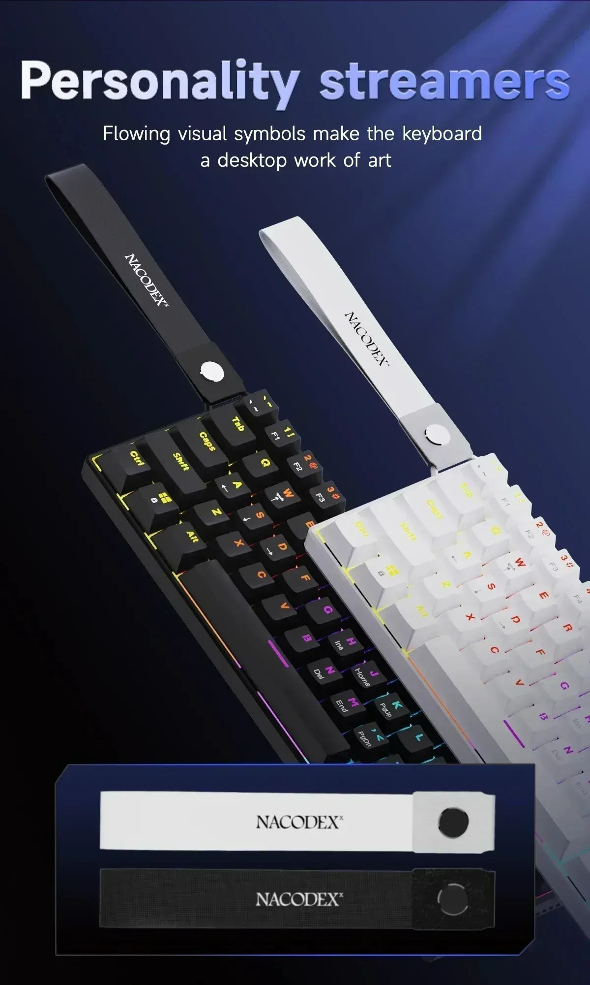 Détail des touches du clavier AJAZZ NK61