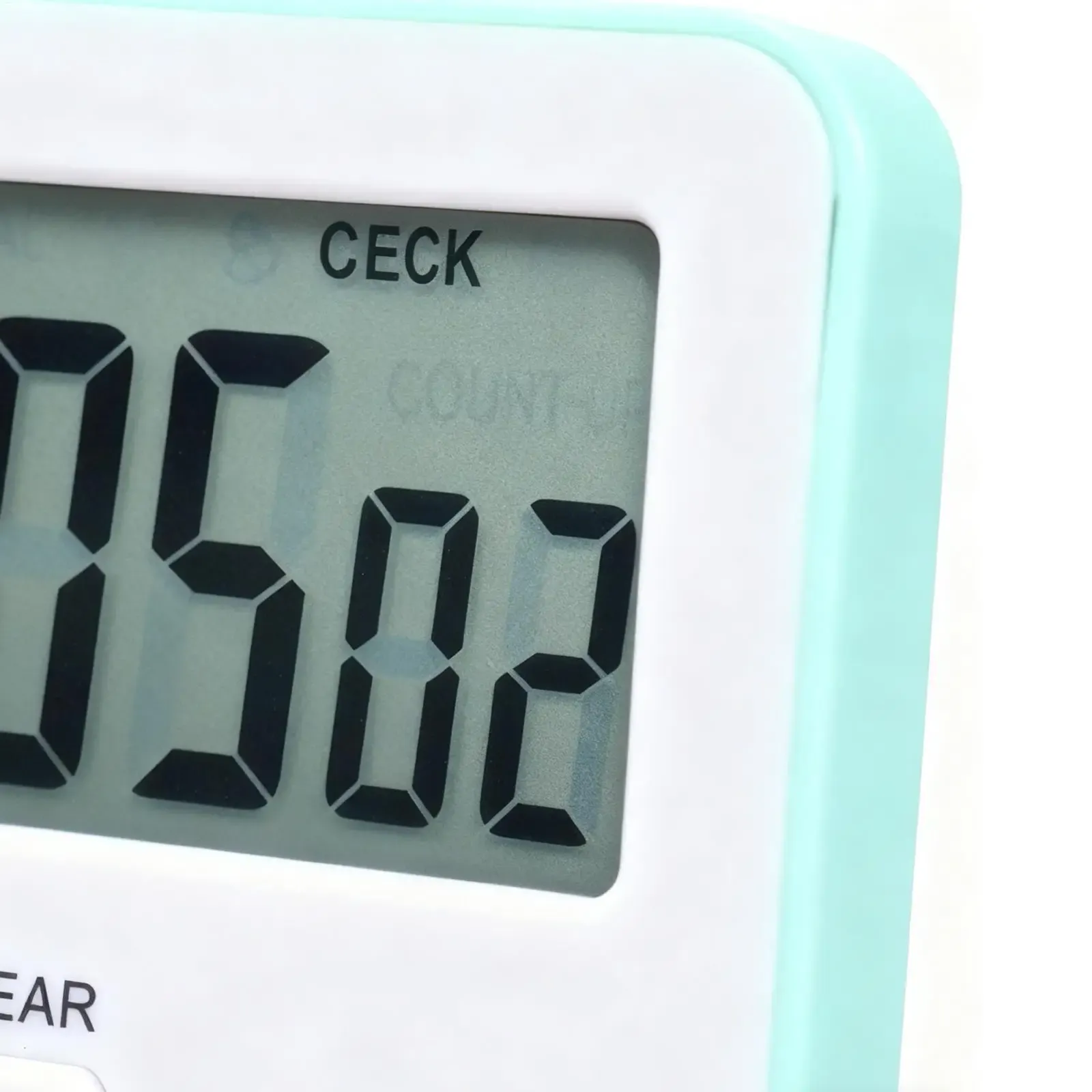Minuterie numérique vue de près