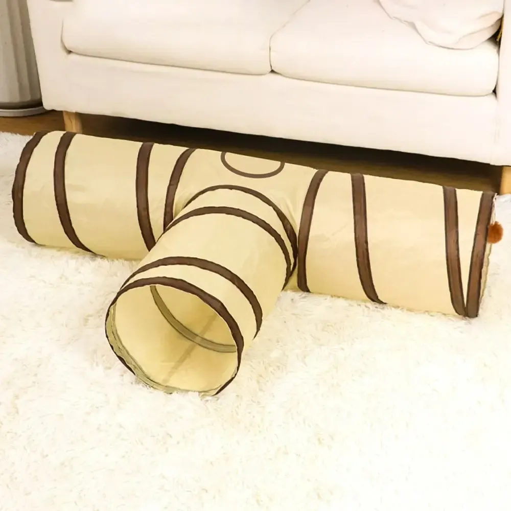 Tunnel de jeu pour chat, forme pliable