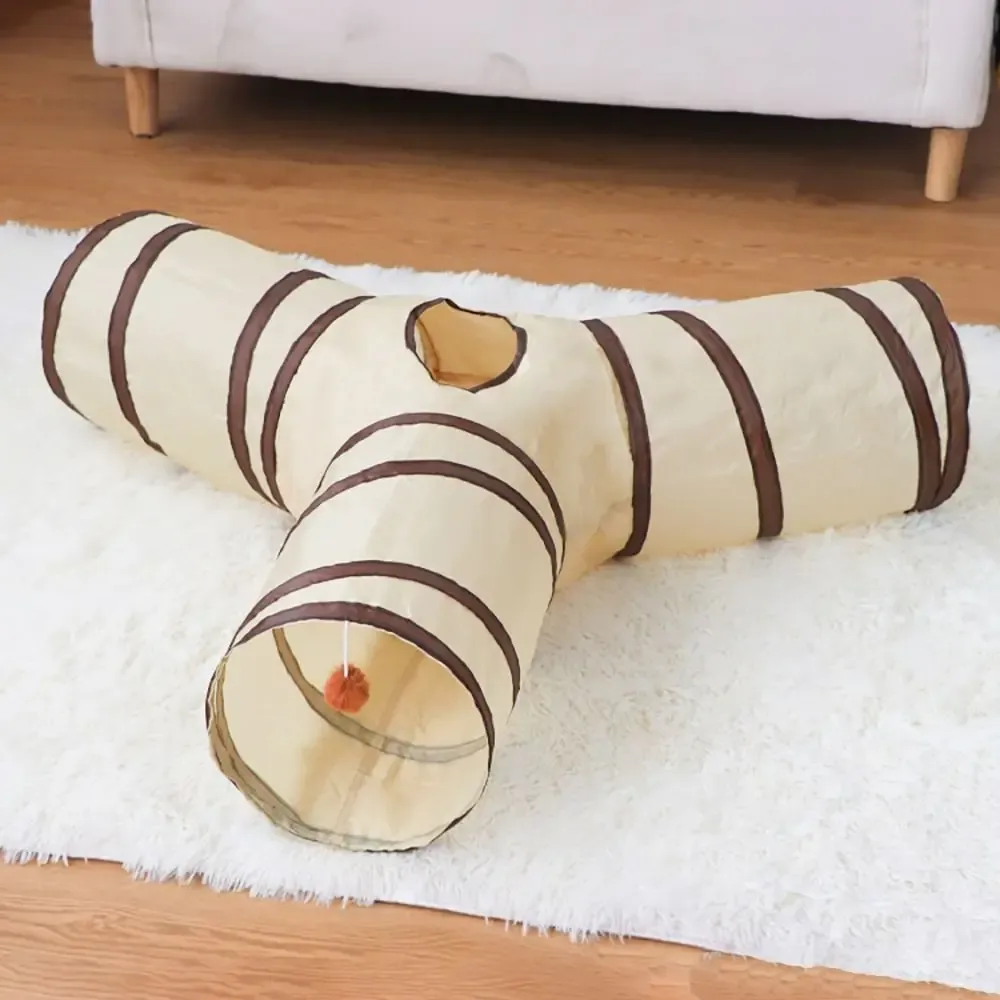 Tunnel de jeu pour chat, détail de la structure