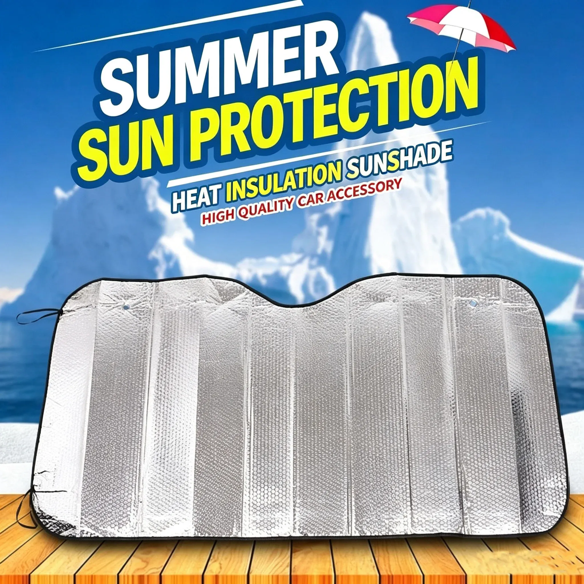 Pare-soleil pour pare-brise avant et arrière, protection contre la neige, le givre et les UV