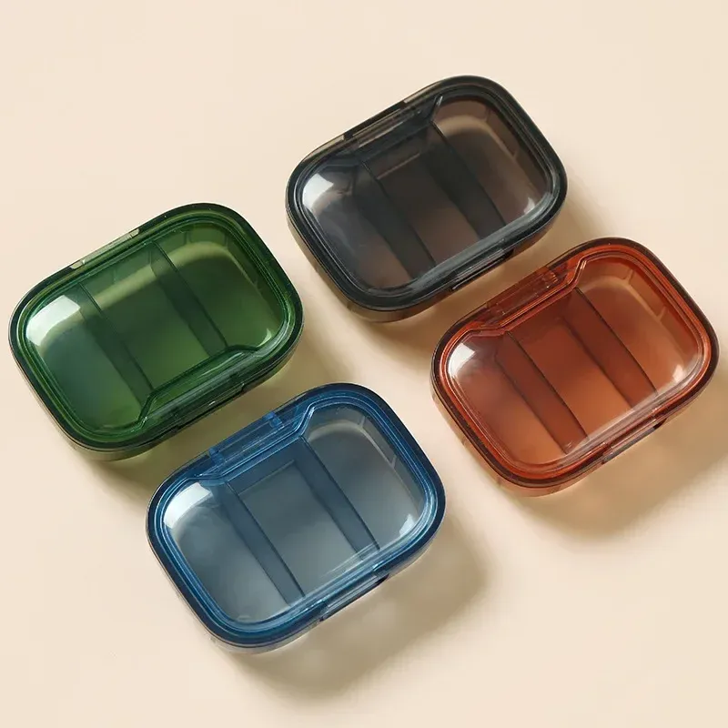Mini boîte à pilules portable, distributeur et organisateur de médicaments 4
