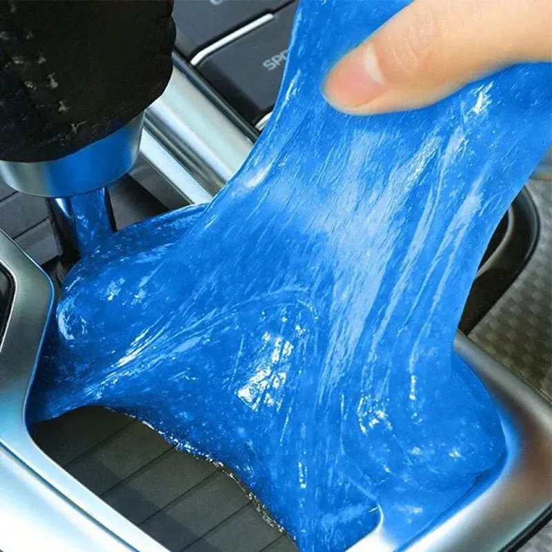 Gel de nettoyage pour voiture, gel magique anti-poussière pour intérieur de voiture, ordinateur et clavier, outils de nettoyage intérieur 3