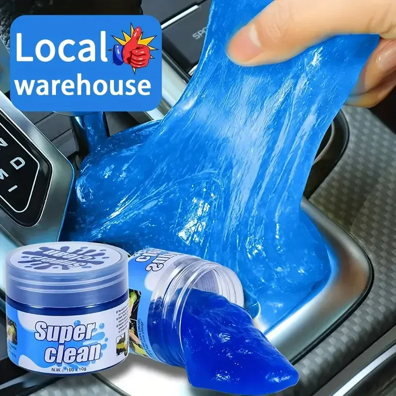 Gel de nettoyage pour voiture, gel magique anti-poussière pour intérieur de voiture, ordinateur et clavier, outils de nettoyage intérieur - Image 1