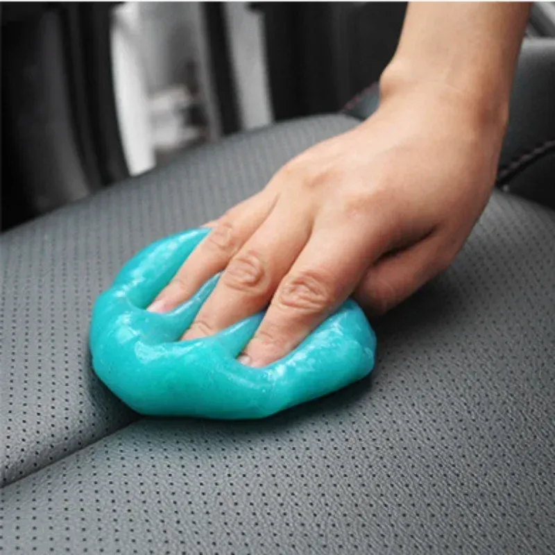 Gel de nettoyage pour voiture, gel magique anti-poussière pour intérieur de voiture, ordinateur et clavier, outils de nettoyage intérieur 5