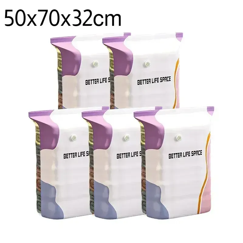Sac de rangement sous vide 3D sans pompe, résistant à l'humidité, durable, grande capacité, sac de compression de voyage 13