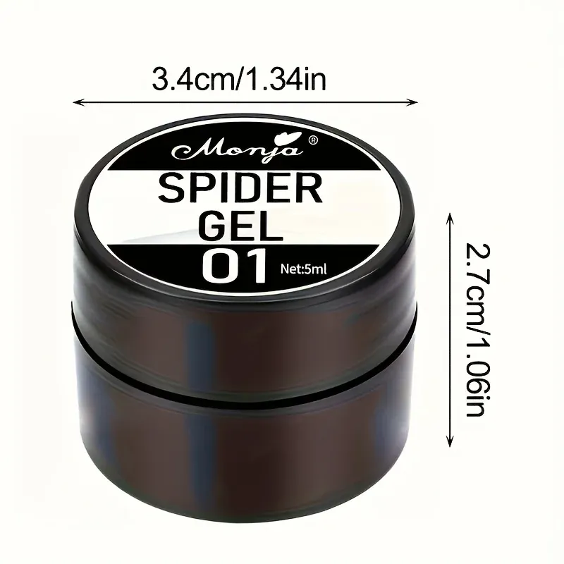 Gel élastique pour nail art, sculpture et peinture de motifs, 4 couleurs 4