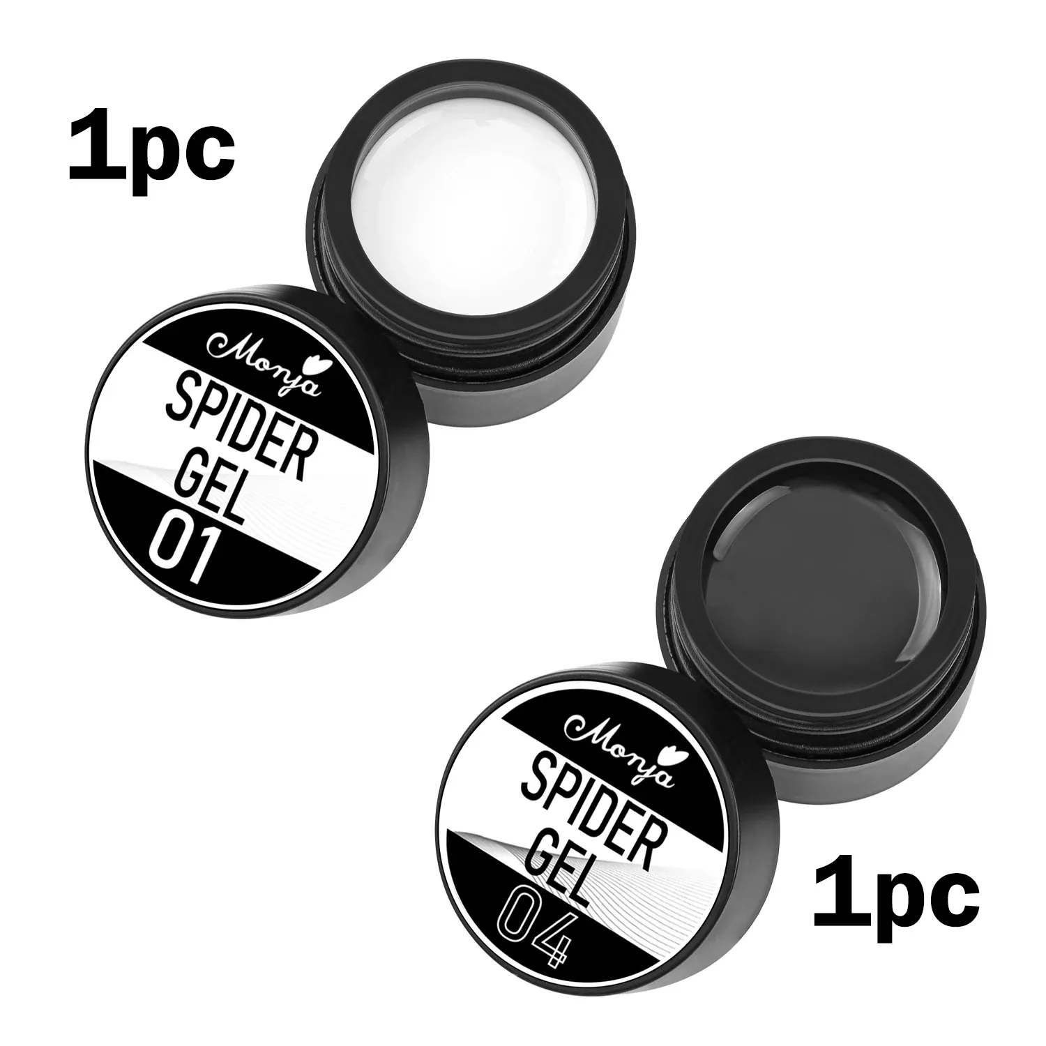 Gel élastique pour nail art, sculpture et peinture de motifs, 4 couleurs 14