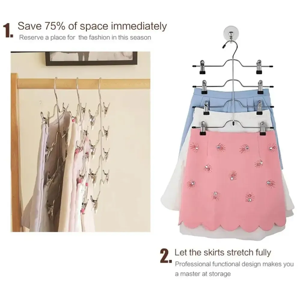 Rangement d'écharpes sur le cintre
