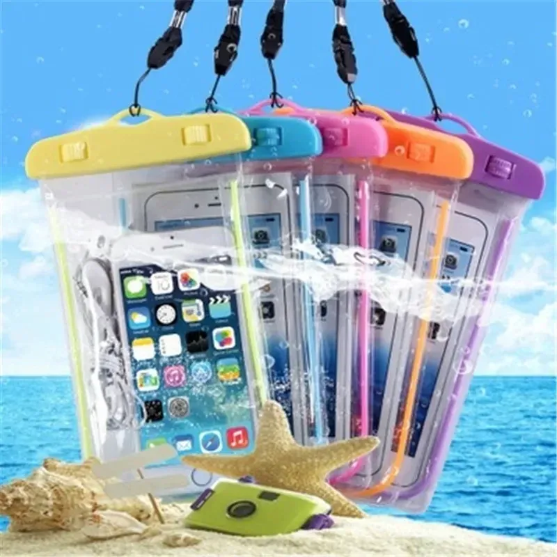 Pochette universelle étanche pour téléphone portable, sacs légers pour écrans de 3,5 à 6 pouces