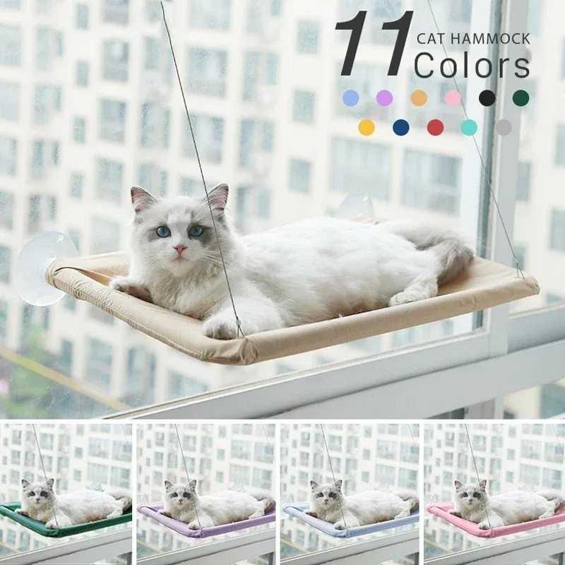 Hamac de fenêtre pour chat, capacité 20 kg - Image 1