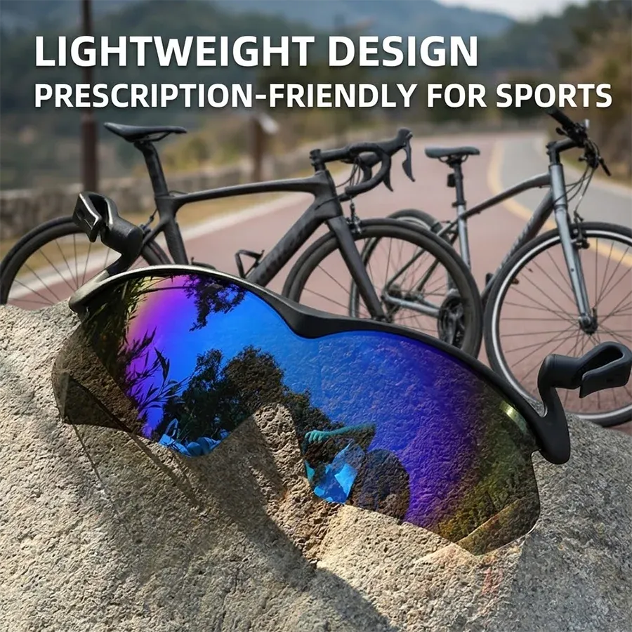 Lunettes de soleil portées lors d'une activité en extérieur