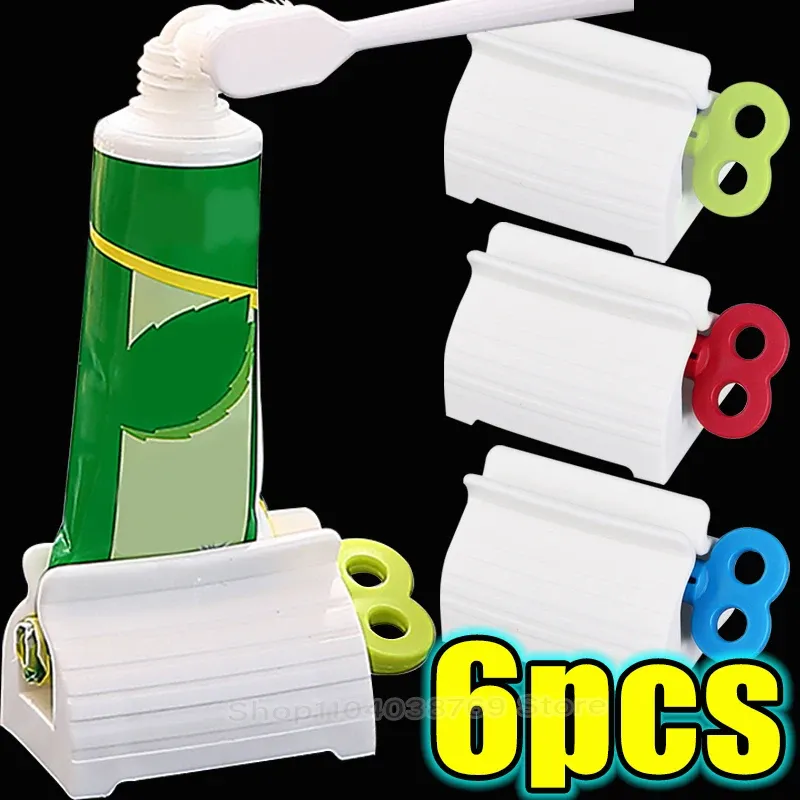 Tube de crème pour les mains nettoyant pour le visage avec support distributeur, presse-tube portable et manuel, outil de compression pour usage ménager - Image 1