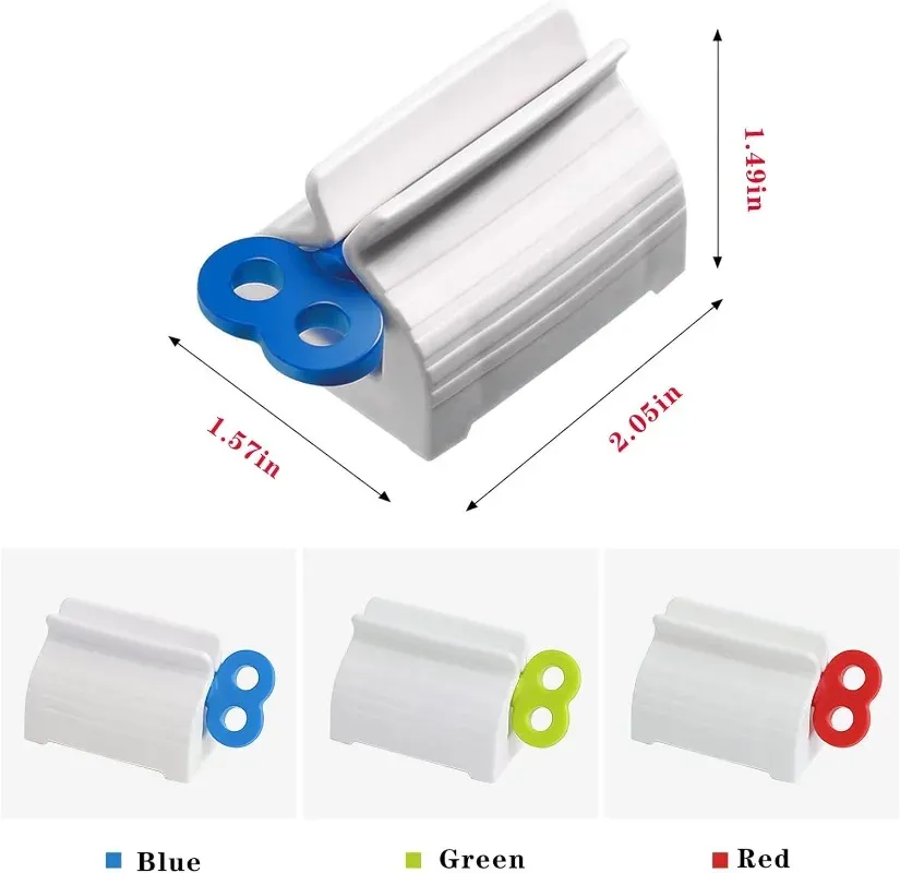 Tube de crème pour les mains nettoyant pour le visage avec support distributeur, presse-tube portable et manuel, outil de compression pour usage ménager 6