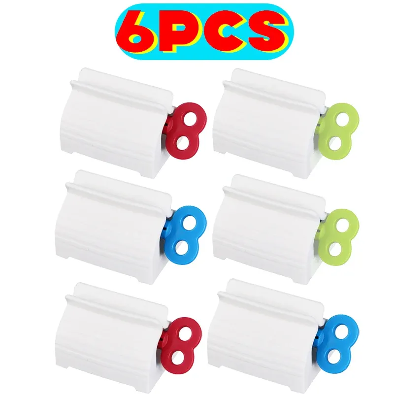 Tube de crème pour les mains nettoyant pour le visage avec support distributeur, presse-tube portable et manuel, outil de compression pour usage ménager 7