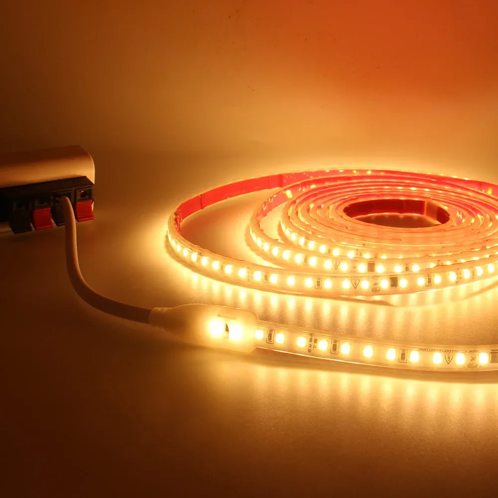 Ruban LED installé en décoration