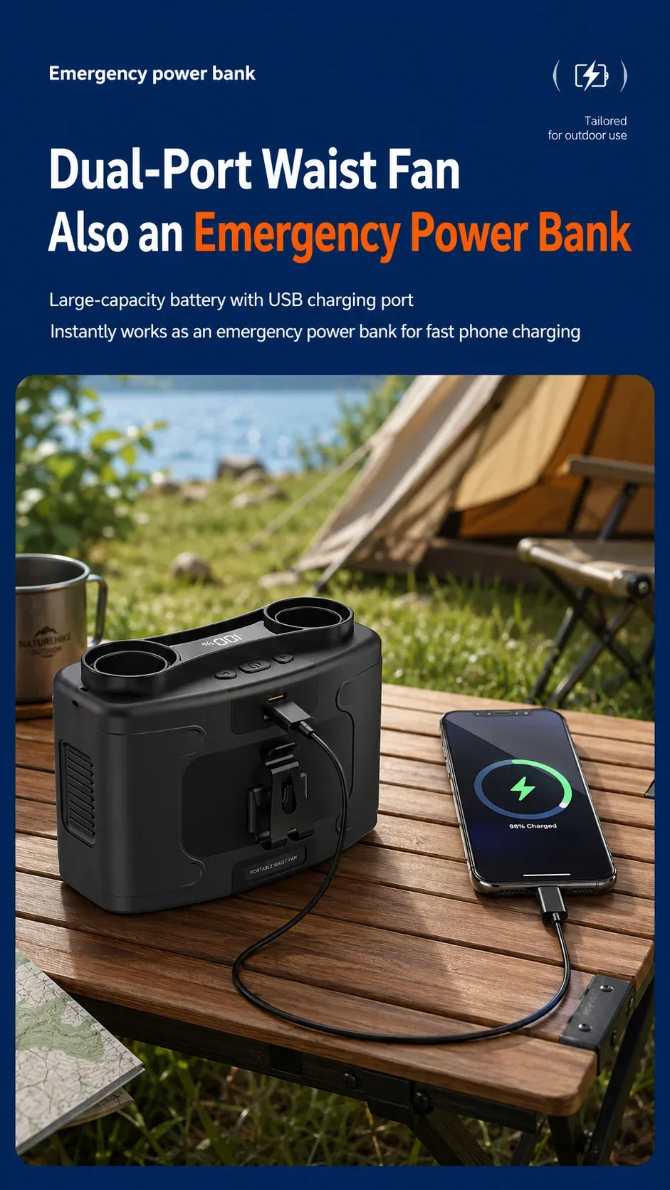 Ventilateur de cou portable, confort au travail