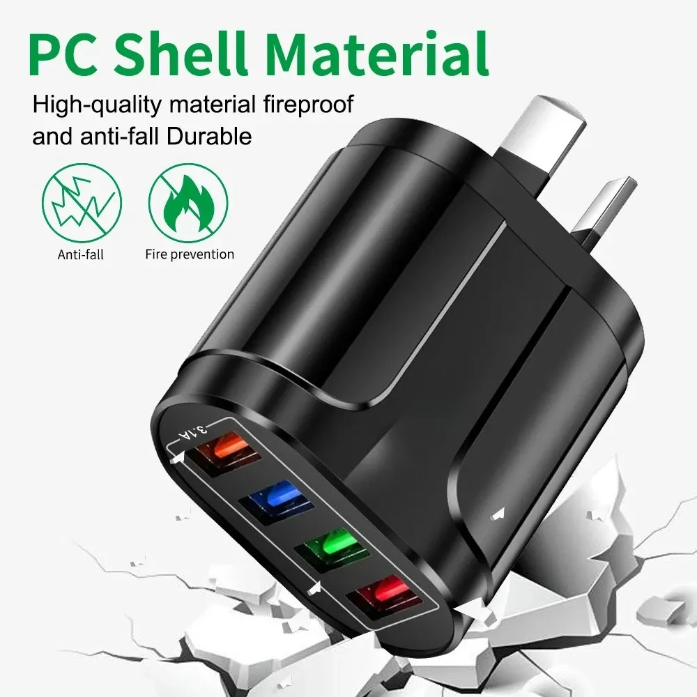 Chargeur rapide USB multi-ports utilisation