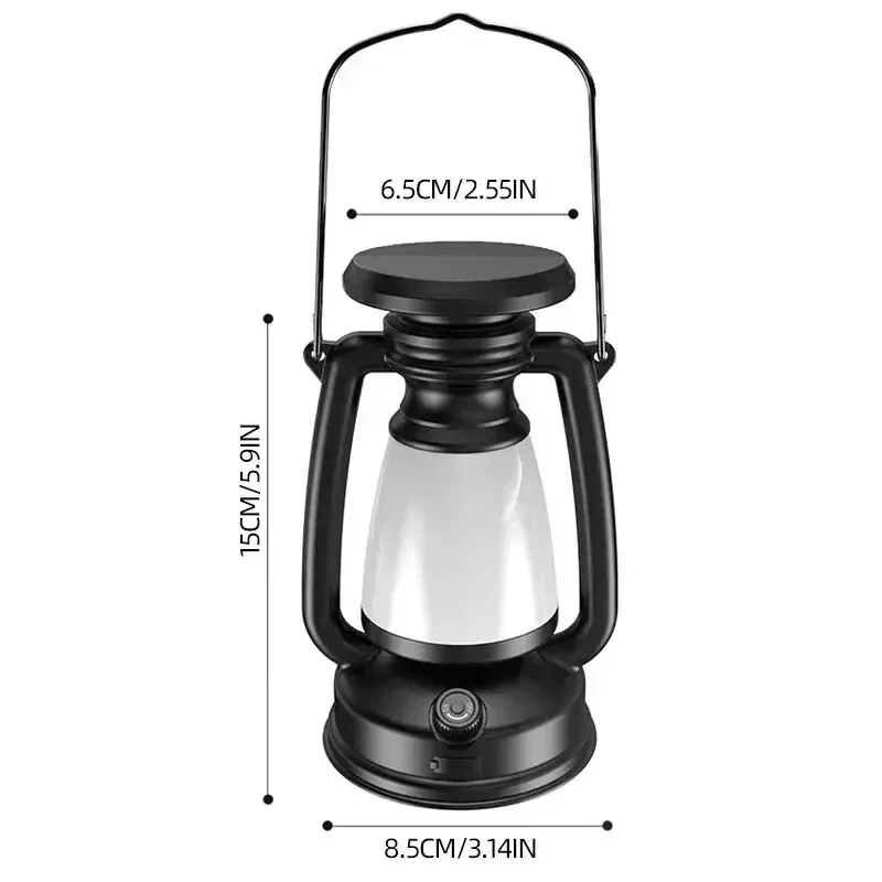 Lampe LED rétro en forme de cheval, rechargeable, pour décoration intérieure et extérieure 4