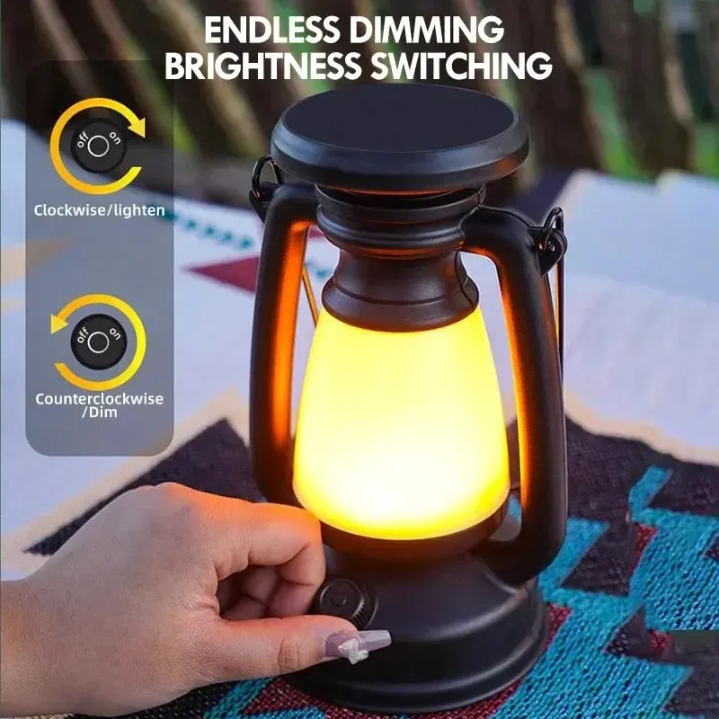 Lampe LED rétro en forme de cheval, rechargeable, pour décoration intérieure et extérieure 5