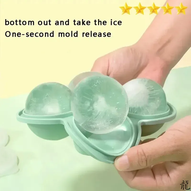 Grand bac à glaçons en silicone, facile à démouler et étanche, idéal pour le whisky, les cocktails et les jus - Image 1
