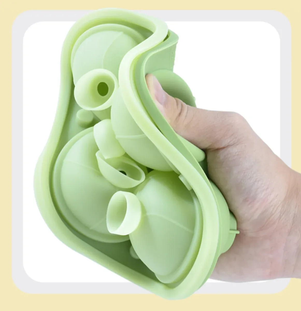 Bac à glaçons en silicone, présentation détaillée