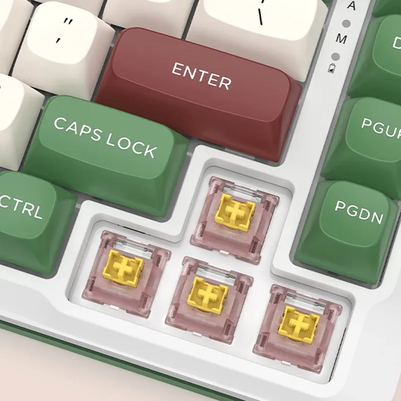 Interrupteurs Outemu Joli Silencieux Peach V3 pour clavier mécanique, linéaires, 5 broches, échange à chaud, pré-lubrifiés, PA66 POM 6