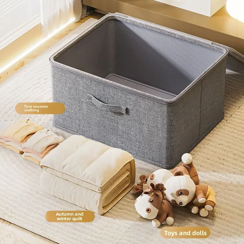 Détail de la finition de la boîte de rangement