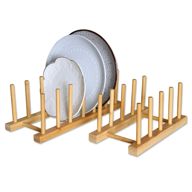 Égouttoir à vaisselle multifonction en bois avec organisateur de tasses et planches à découper