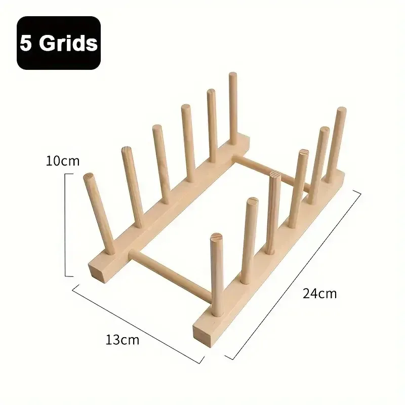 Égouttoir à vaisselle multifonction en bois avec organisateur de tasses et planches à découper 9