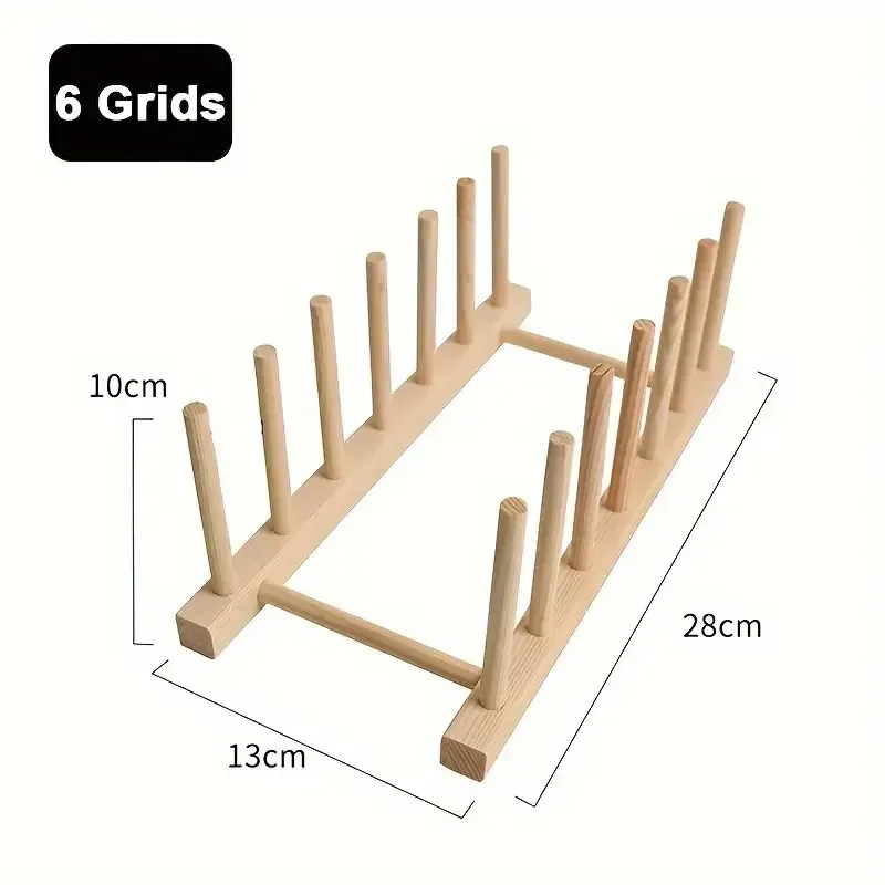 Égouttoir à vaisselle multifonction en bois avec organisateur de tasses et planches à découper 8