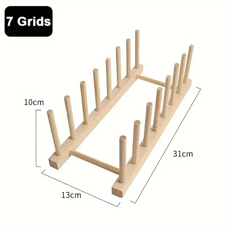 Égouttoir à vaisselle multifonction en bois avec organisateur de tasses et planches à découper 7
