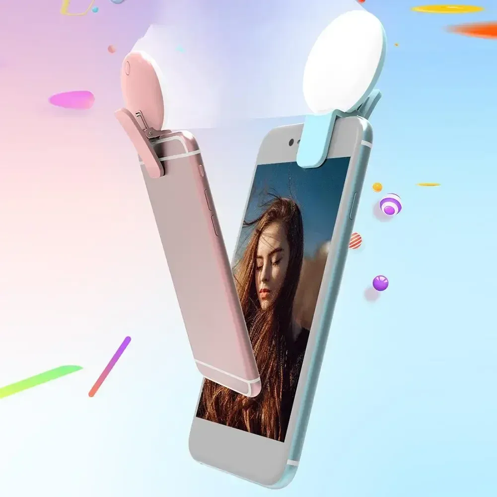 Anneau lumineux LED pour selfie, détail du design