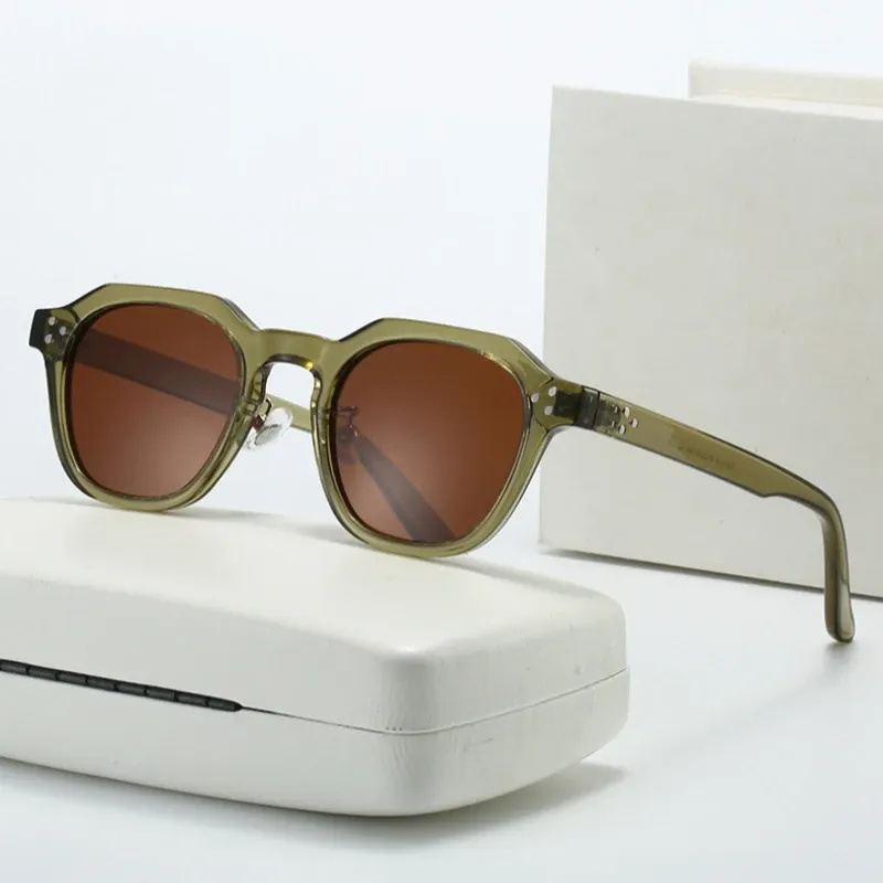 Lunettes de soleil polarisées rétro pour hommes et femmes, ultralégères en TR90, monture polygonale, lunettes de soleil de plein air de haute qualité, idéales pour le voyage