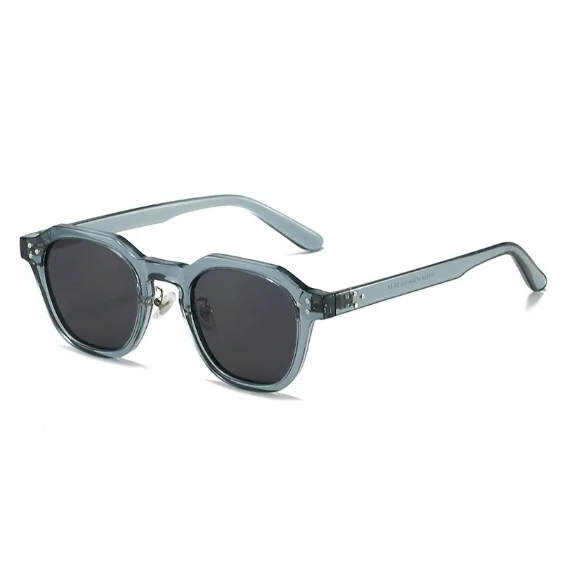 Lunettes de soleil polarisées rétro pour hommes et femmes, ultralégères en TR90, monture polygonale, lunettes de soleil de plein air de haute qualité, idéales pour le voyage 7