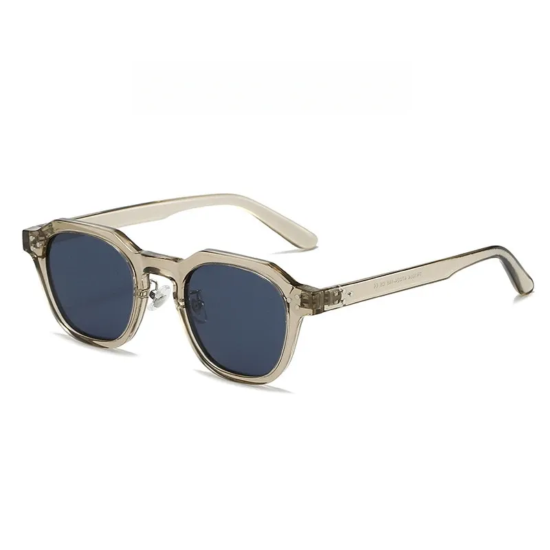 Lunettes de soleil polarisées rétro pour hommes et femmes, ultralégères en TR90, monture polygonale, lunettes de soleil de plein air de haute qualité, idéales pour le voyage 8