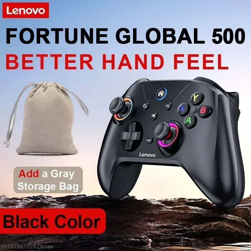 Manette de jeu sans fil Bluetooth Lenovo S02 pour Nintendo Switch, PC et Android TV, double vibration, six axes 14