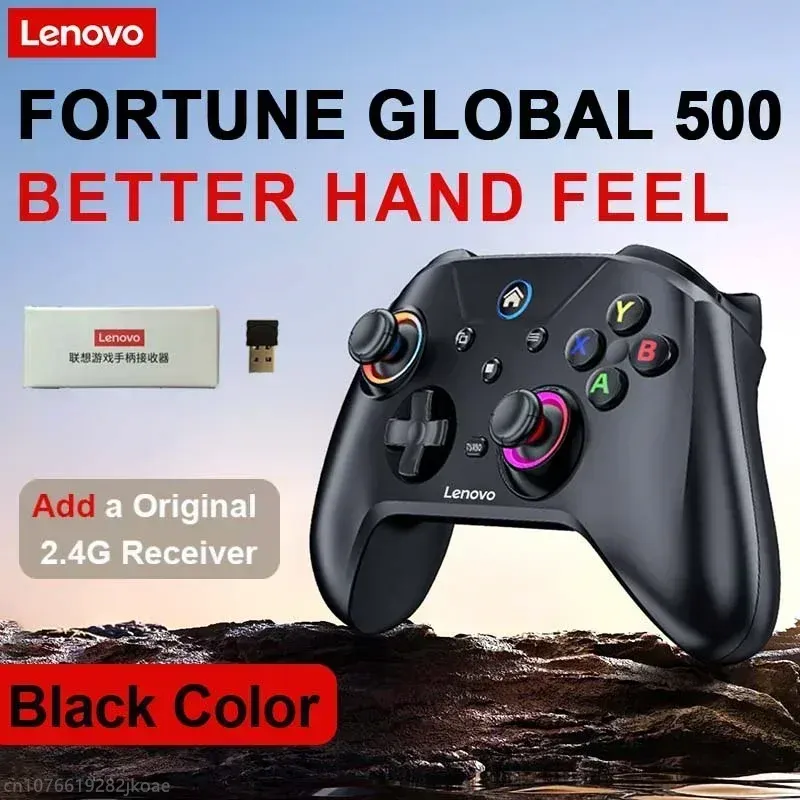 Manette de jeu sans fil Bluetooth Lenovo S02 pour Nintendo Switch, PC et Android TV, double vibration, six axes 8